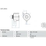 generátor BOSCH 0 986 033 740