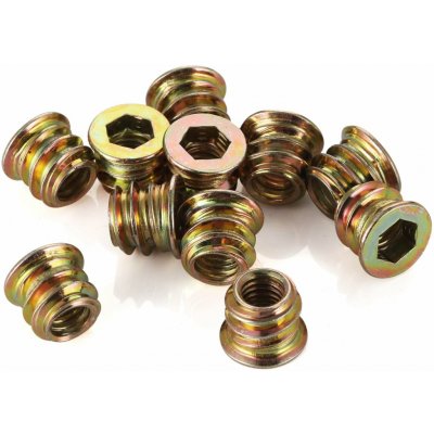 Mellewell Závitová vložka do dřeva M6 x 25 mm (20 ks) – Hledejceny.cz