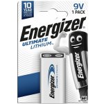 Energizer Ultimate LITHIUM 9V 1ks 7638900332872 – Zboží Mobilmania