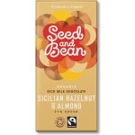 Seed and Bean čokoláda mléčná Lískový oříšek a mandle 85 g – Hledejceny.cz