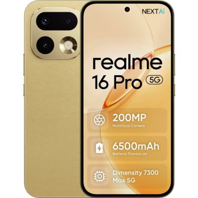 realme 16 Pro 8GB/256GB Master Gold – Zboží Živě