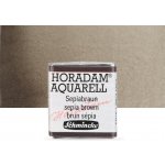 Schmincke Horadam akvarelové barvy v poloviční pánvičce 663 sépiově hnědá – Zboží Dáma