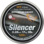 Savage Gear Šňůra HD8 Silencer Braid 120m 0,28mm 17kg – Zboží Dáma