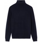 Celio Jehigh pánský kašmírový svetr s rolákem tmavě modrý – Zboží Dáma