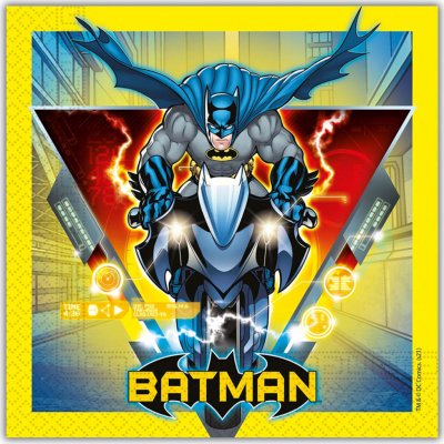 Procos papírové ubrousky Batman 33x33cm 20ks – Hledejceny.cz