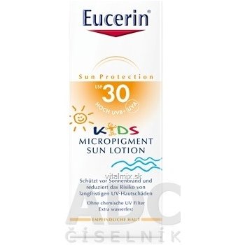 Eucerin Kids mléko na opalování s ochrannými mikropigmenty SPF30 150 ml