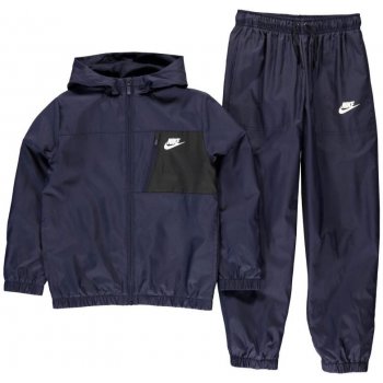 Nike Winger Tracksuit Junior Boys Black Grey