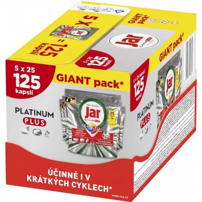 Jar Platinum Plus kapsle do myčky 125 ks – Zboží Mobilmania