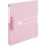 Herlitz Pořadač A4 4 cm 2kroužky transparentní easy orga rose – Sleviste.cz
