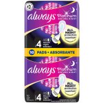 Always Platinum Secure Night hygienické vložky s křidélky 10 ks – Zboží Dáma