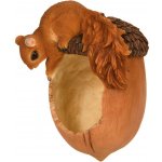 Esschert Design Krmítko pro ptáky Squirrel 20,4 cm hnědé – Sleviste.cz