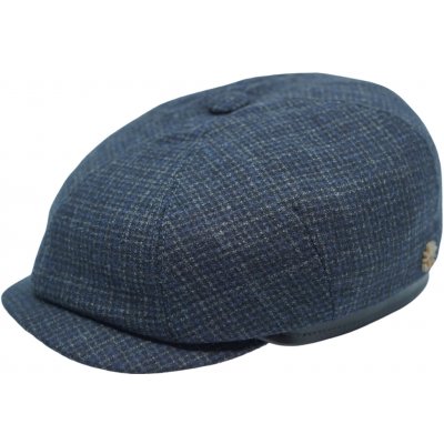 Pánská zimní vlněná bekovka Emil 8dílná modrá Michael Zechbauer by Mayser newsboy cap – Hledejceny.cz