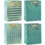 Anděl Taška dárková se zlatou ražbou M 18 x 23 x 10 cm 12534 – Zboží Mobilmania