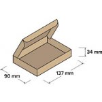 Top-obaly Kartonové krabice 137 x 90 x 34 mm 10 ks – Hledejceny.cz