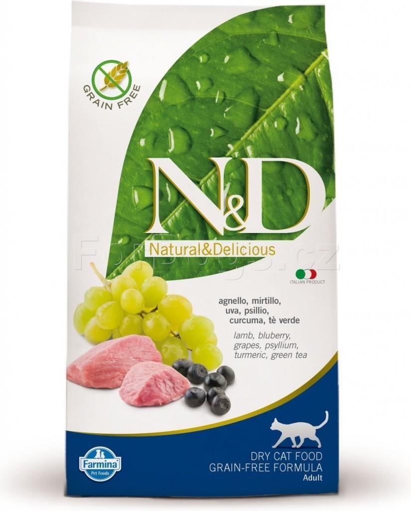 N&D Prime Grain Free Cat Adult Lamb & Blueberry 1,5 kg