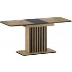 SIGNAL Jídelní stůl - KENT, 130/180x85, dub artisan/černá – Zboží Mobilmania