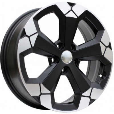 Racing Line Y1274 6.5x17 5x114.3 ET32 black matt + polished rim – Hledejceny.cz