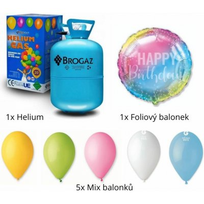 Brogaz SADA HELIUM DO 20 BALONKŮ + BALONKY – Zboží Dáma