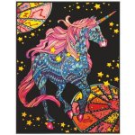 Omalovánky Colorvelvet sametový obrázek jednorožec – Hledejceny.cz
