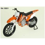 Welly Motocykl KTM 450SX F model oranžová 1:18 – Zboží Mobilmania