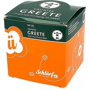 Schlürf Greete bio zelený čaj 27 x 2,5 g