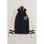 Gant Varsity Knitted Sweater modrá – Zboží Dáma