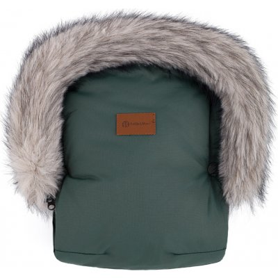 Petite&Mars Rukávník / rukavice Furry Veritable Khaki – Zboží Dáma