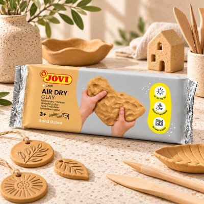 Jovi samotvrdnoucí modelovací hmota 500g okrová – Hledejceny.cz
