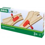 Brio 33344 Výhybky se zarážkou 1 pár – Zboží Dáma