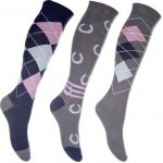 HKM Podkolenky jezdecké Cardiff 3 páry violet lilac – Zboží Mobilmania