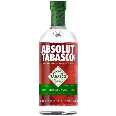 Absolut Tabasco 38% 1 l (holá láhev) – Sleviste.cz
