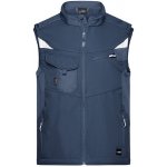 James & Nicholson pánská softshellová vesta JN845 Navy