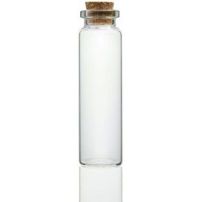 imago Skleněná lahvička s korkem 16 ml – Zboží Mobilmania