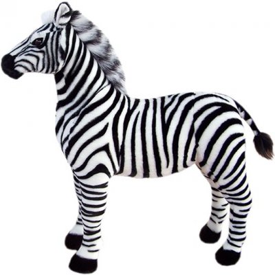 Veliká zebra jako živá 97 cm – Zboží Mobilmania