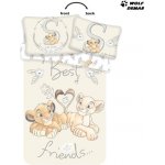 Jerry Fabrics povlečení Lví Král Best Friends 100 x 135 cm 60x40 cm – Zboží Dáma