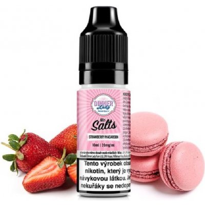 Dinner Lady Nic. Salts Strawberry Macaroon 10 ml 20 mg