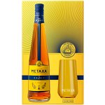 Metaxa 5* 38% 0,7 l (dárkové balení 2 sklenice) – Zboží Dáma
