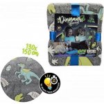 Teddies Deka Dinosaurus svítící ve tmě plyš šedivá – Zboží Dáma
