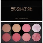 Makeup Revolution London Blush Palette paletka 8 tvářenek Sugar And Spice 12,8 g – Zboží Mobilmania