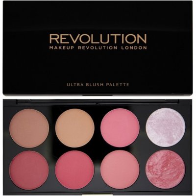 Makeup Revolution London Blush Palette paletka 8 tvářenek Sugar And Spice 12,8 g – Zboží Mobilmania