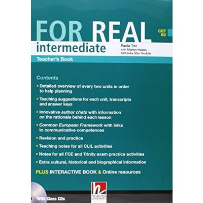 Tite P., Hobbs M., Starr Keddle J. - For Real Intermediate Teacher's Pack teacher's Book – Zbozi.Blesk.cz