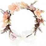 Věneček květinový broskvově růžový – Hledejceny.cz