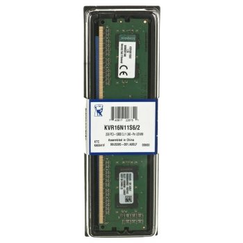 Kingston DDR3 2GB 1600MHz CL11 KVR16N11S6/2