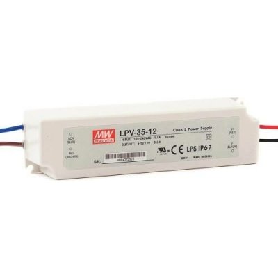 Napájecí zdroj MEAN WELL pro LED 12VDC 35W LPV-35-12 – Sleviste.cz