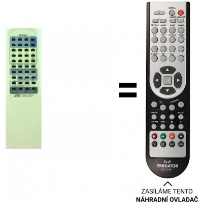 Dálkový ovladač Predátor JVC UX-C40RWT – Zboží Živě