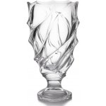 BOHEMIA TREASURY KŘISTÁLOVÁ VÁZA BOHEMIA SURF NA NOZE 370MM – Hledejceny.cz