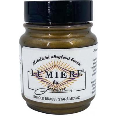 Jacquard Metalické Barvy Lumiere 548 stará mosaz – Zbozi.Blesk.cz