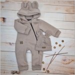 Oteplený dětský overal bez šlapek s kapucí – Zboží Mobilmania