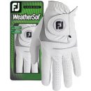 FootJoy WeatherSof Mens Golf Glove Bílá Levá XL