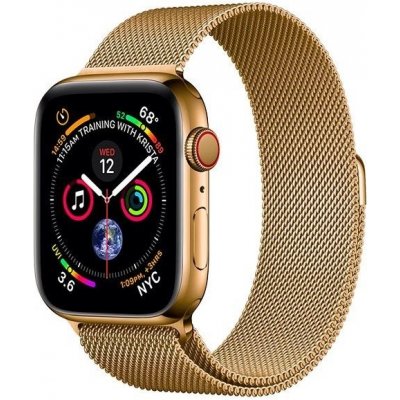 COTEetCI ocelový magnetický řemínek pro Apple Watch 42 / 44 / 45 mm zlatý WH5203-GD – Zboží Živě